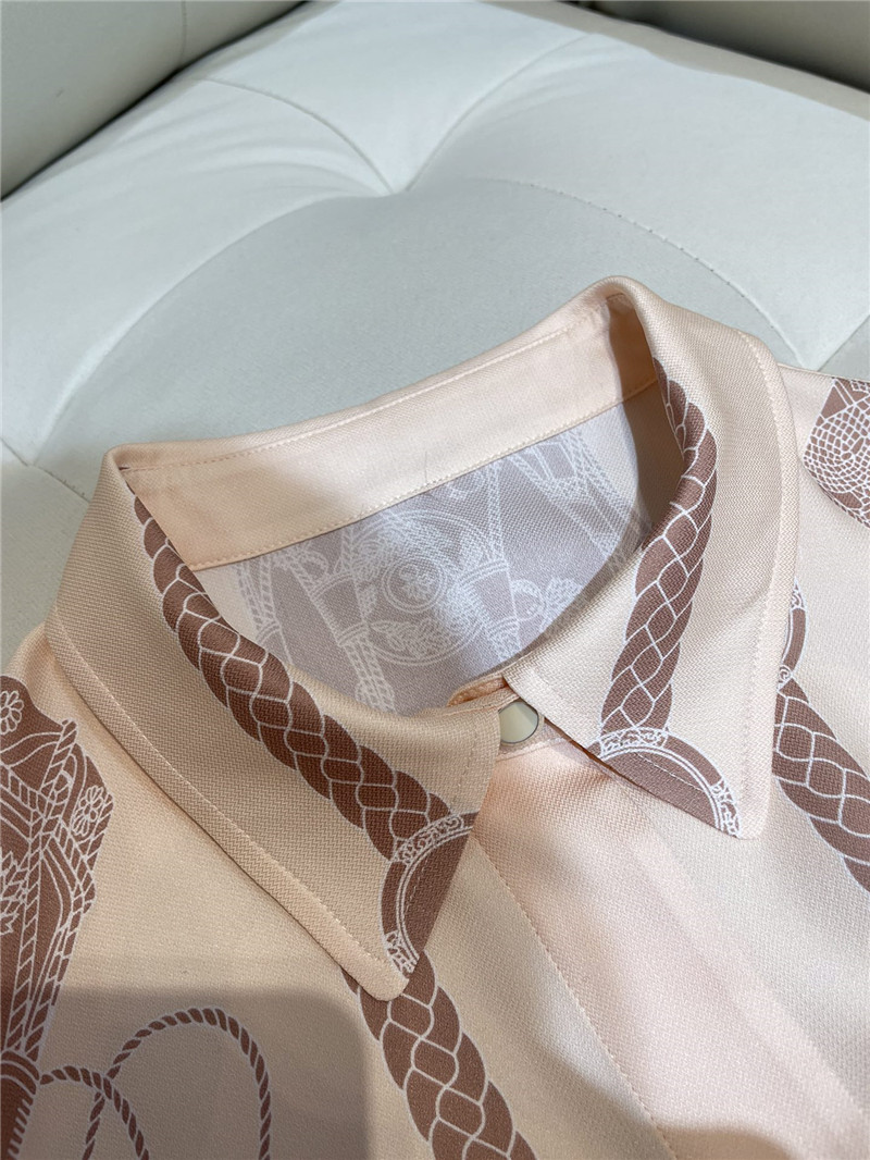 H**me5 early spring silk shirt