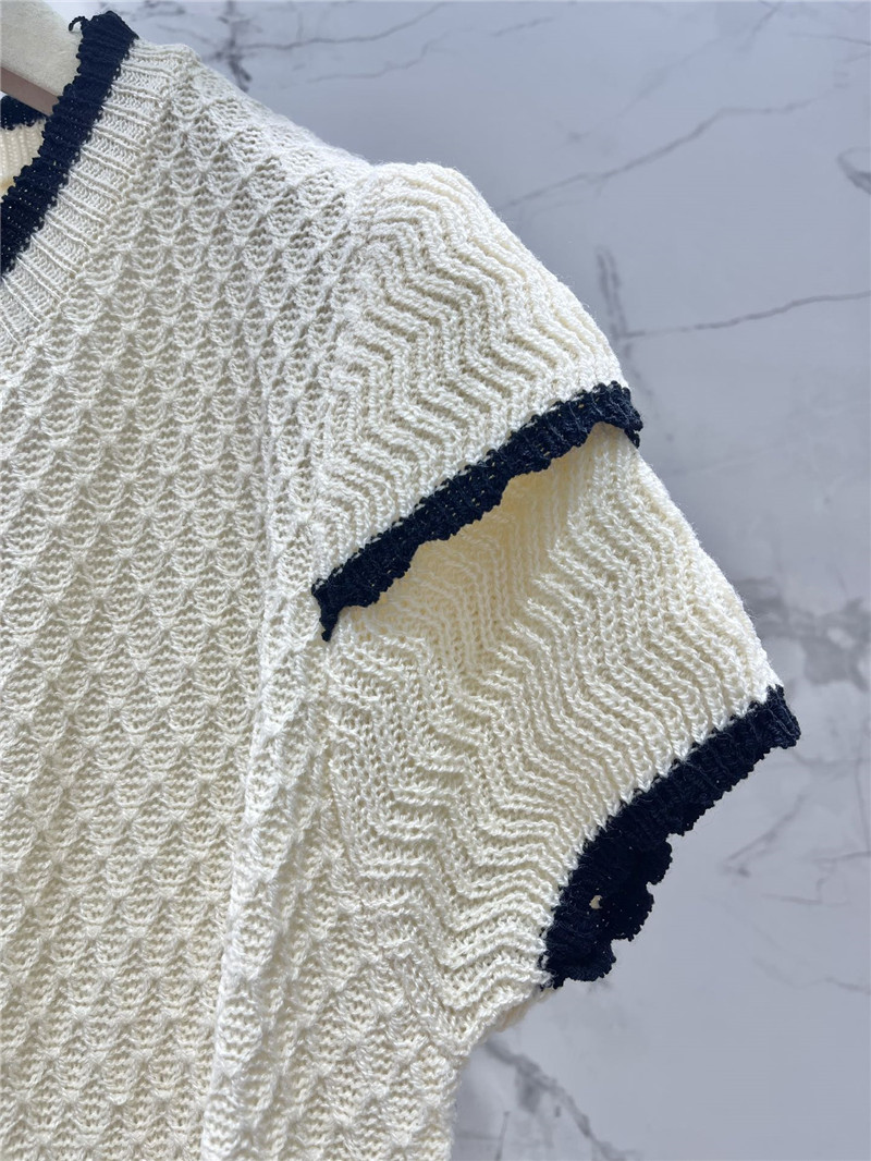 M1um1u hot rhinestone cake sleeve sweater