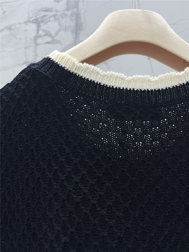 M1um1u hot rhinestone cake sleeve sweater