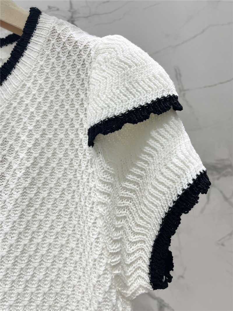 M1um1u hot rhinestone cake sleeve sweater