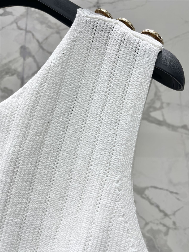 Balmain one-shoulder camisole