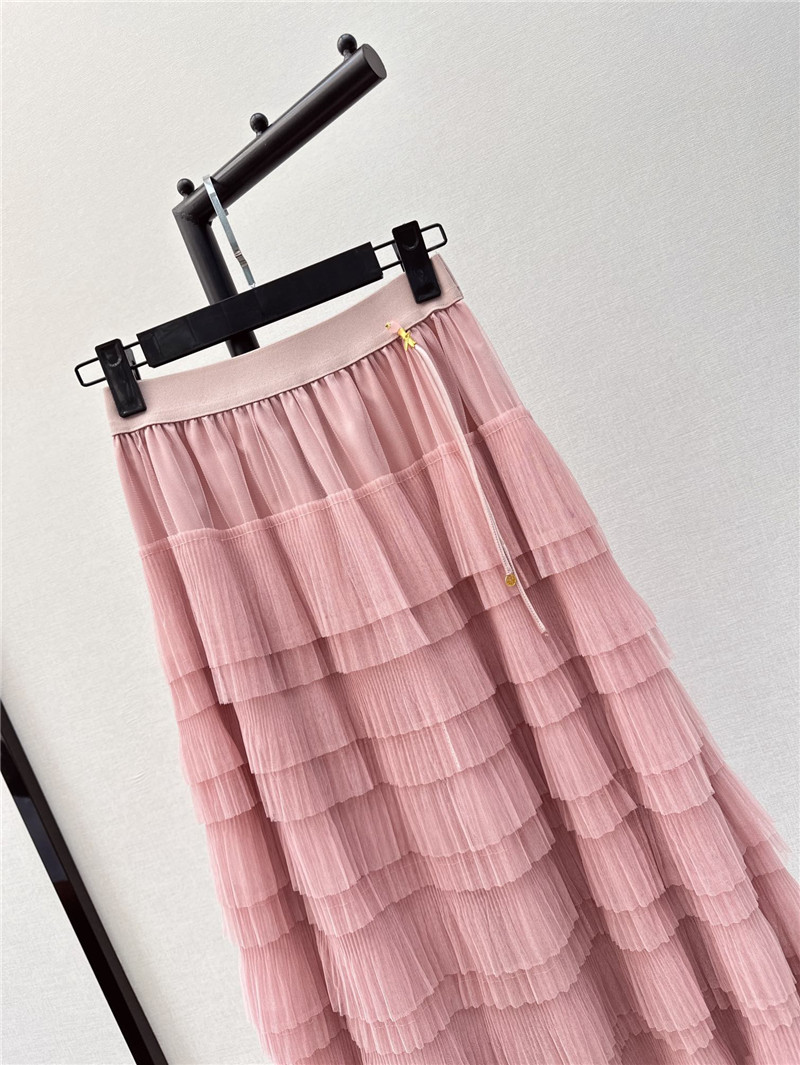 M1um1u new heavy layered mesh skirt