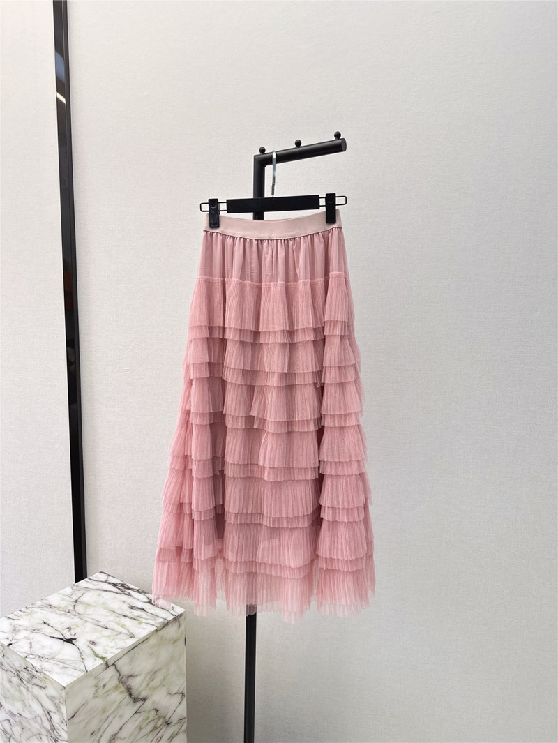 M1um1u new heavy layered mesh skirt