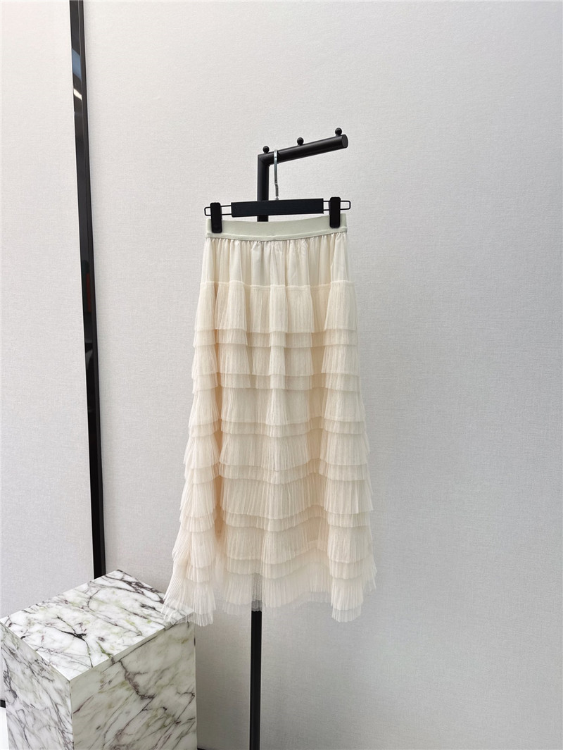 M1um1u new heavy layered mesh skirt