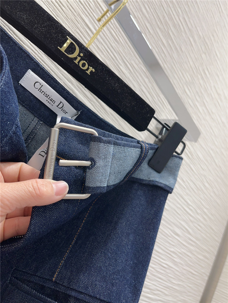 D10r retro denim multi-layer skirt