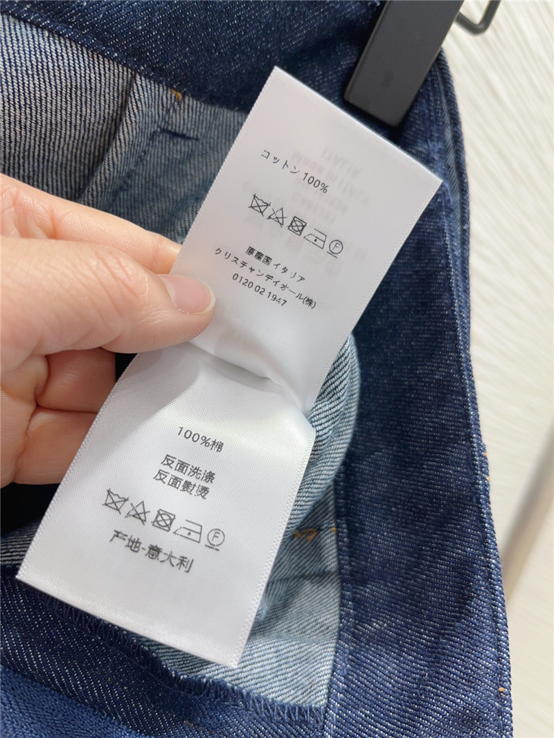 D10r retro denim multi-layer skirt