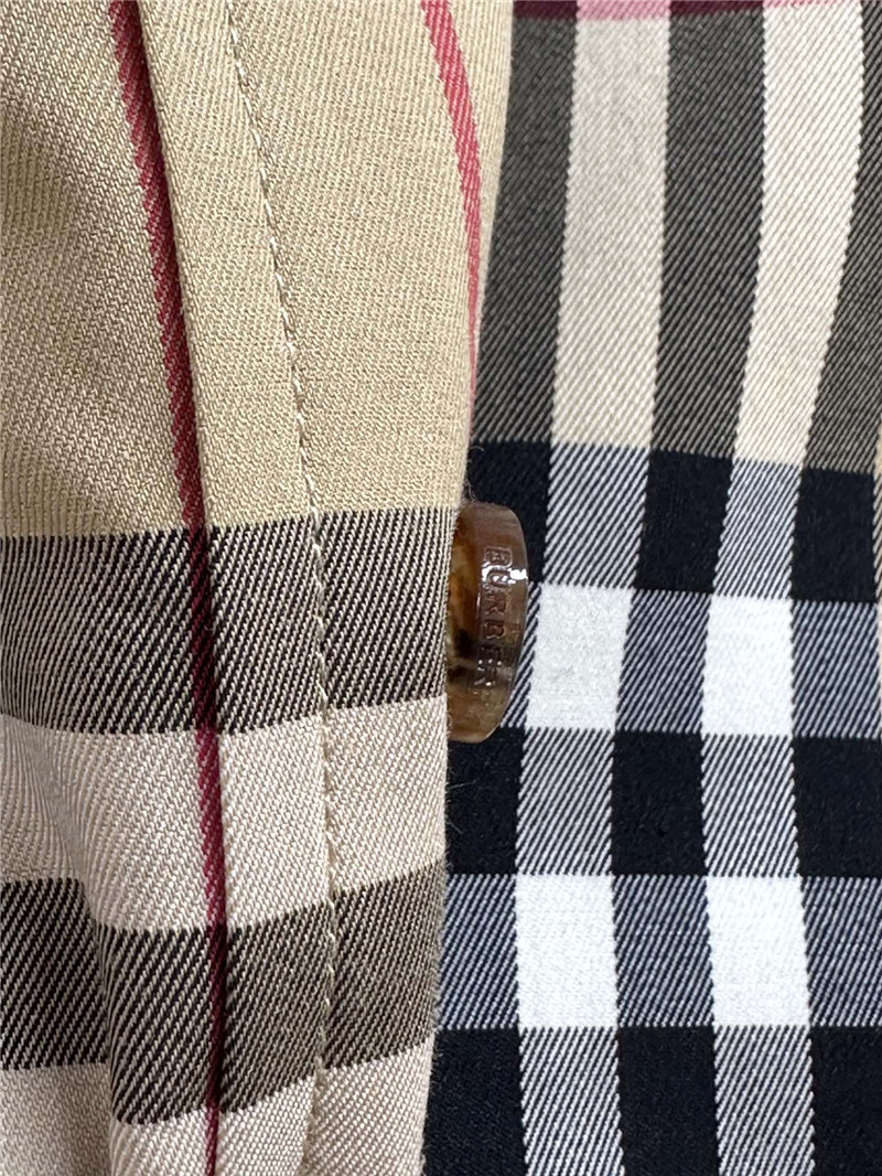 Bv*b*rry checked cotton tie-waist shirt dress