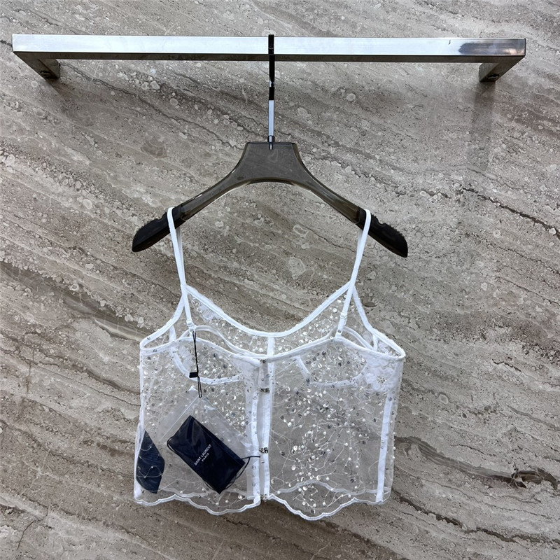 Sa1nt Lau*nt velvet sleep cami