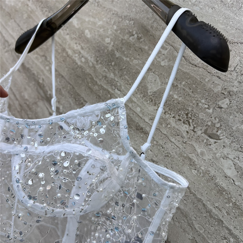 Sa1nt Lau*nt velvet sleep cami