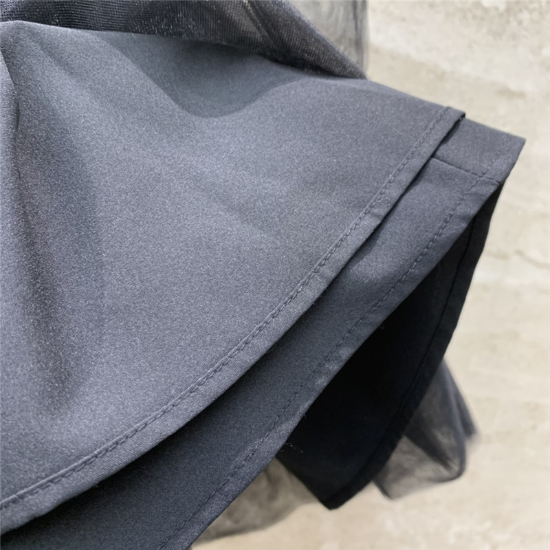 M1um1u bow handmade beaded mesh halterneck dress