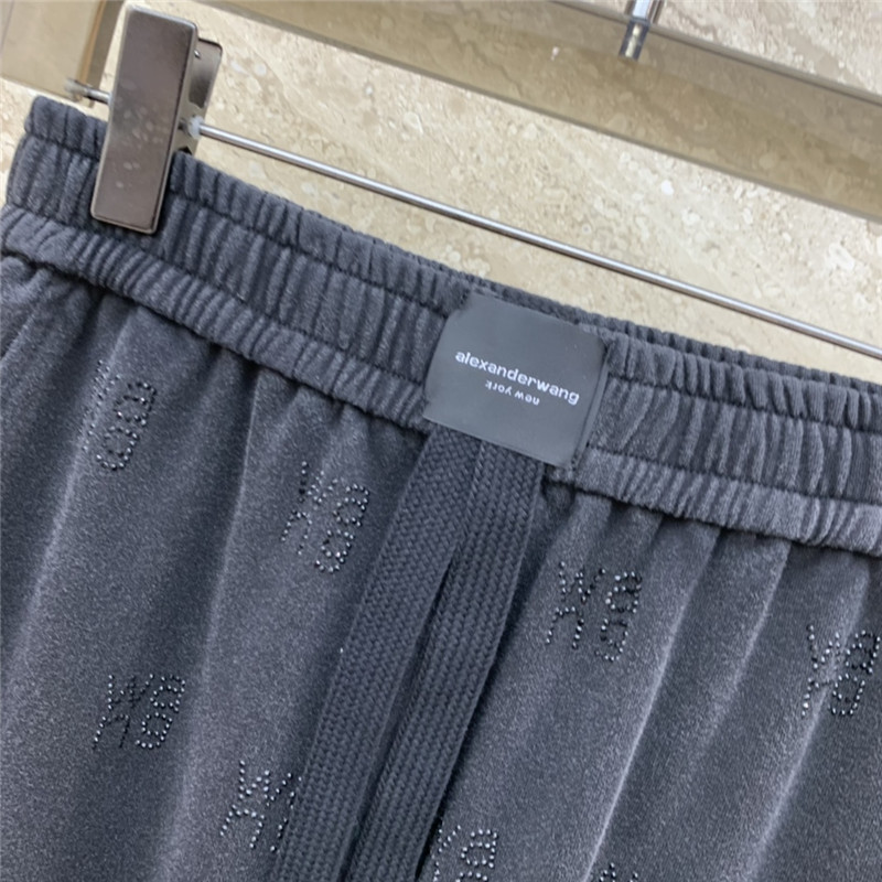 A1exa*der wang charcoal black wide leg pants