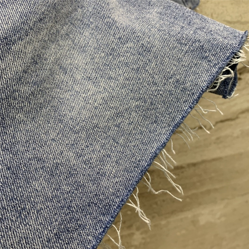 A1exa*der wang embossed lettering denim shorts