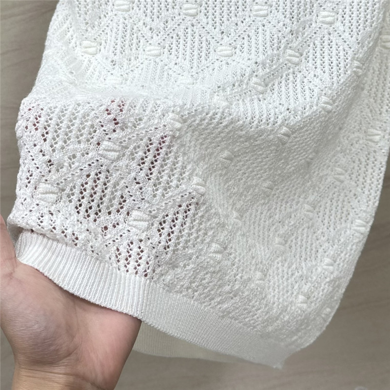 Ch**el hollow crochet knitted vest top