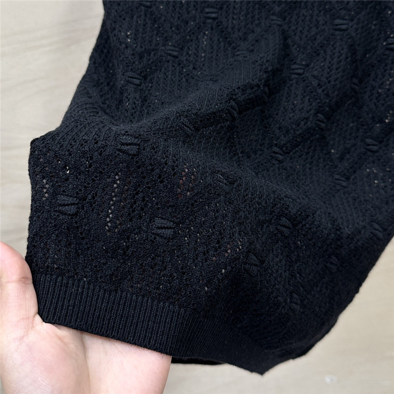 Ch**el hollow crochet knitted vest top