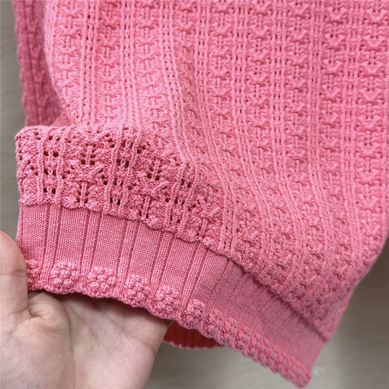 Ch**el hollow embossed braided top