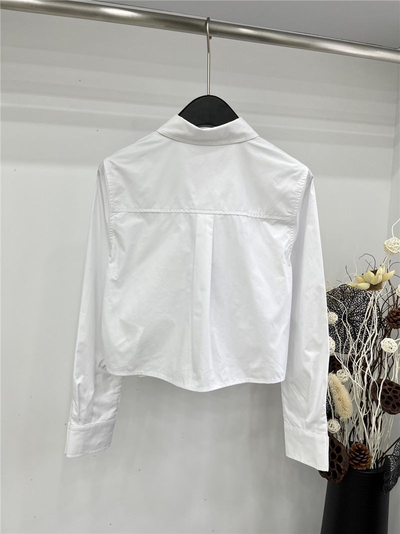 Pra*a spring and summer new cotton shirt