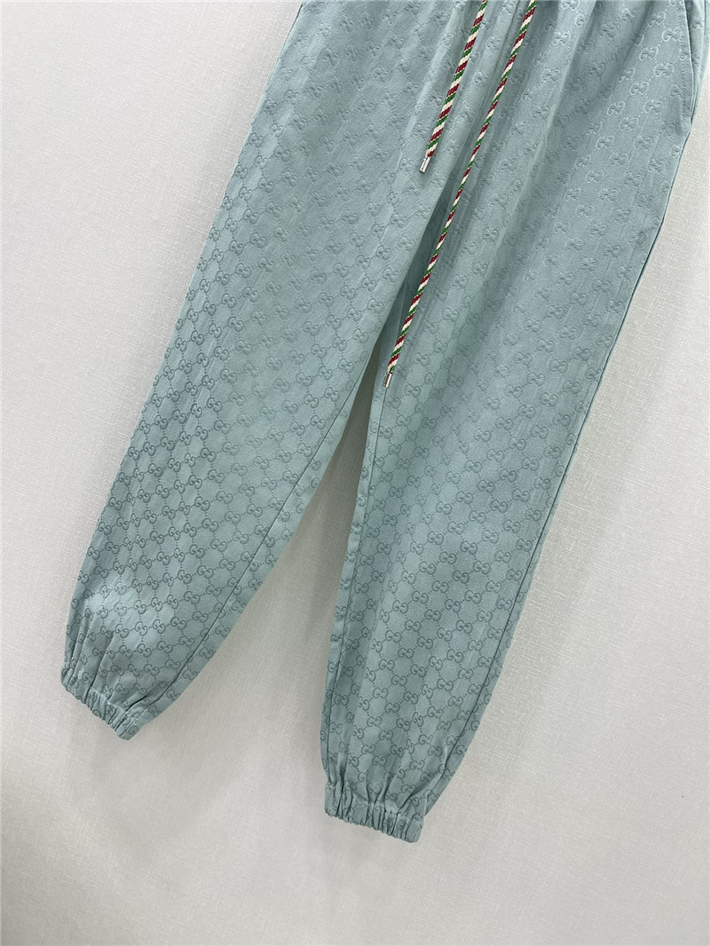 Gvc*1 double g jacquard elastic waist leggings trousers