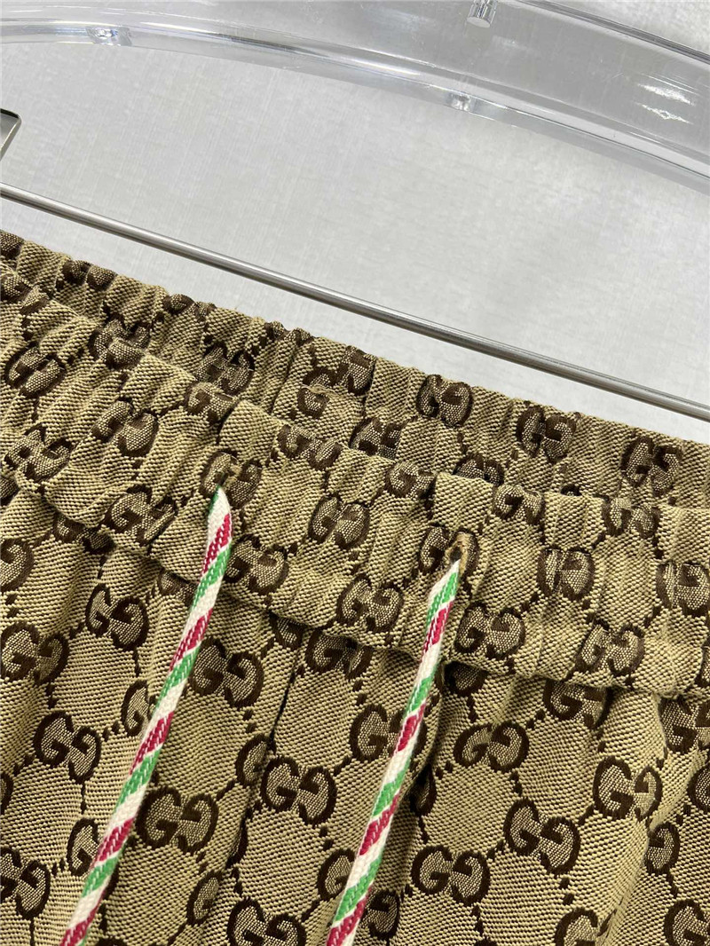 Gvc*1 double g jacquard elastic waist leggings trousers