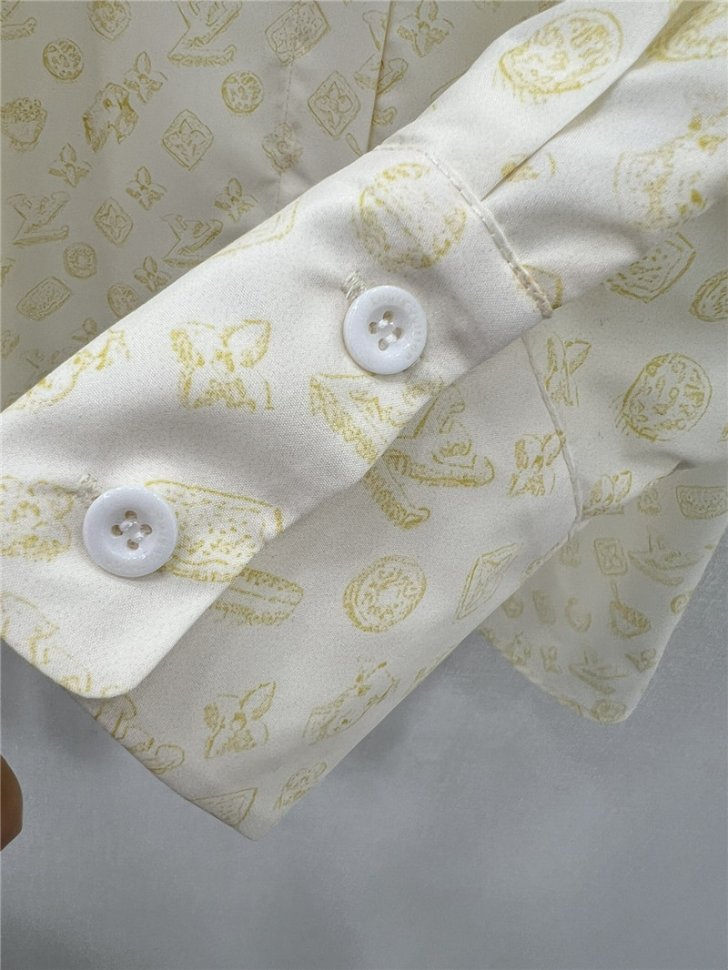 l0vis Vvtt0n lv presbyopic coin full logo long-sleeved shirt