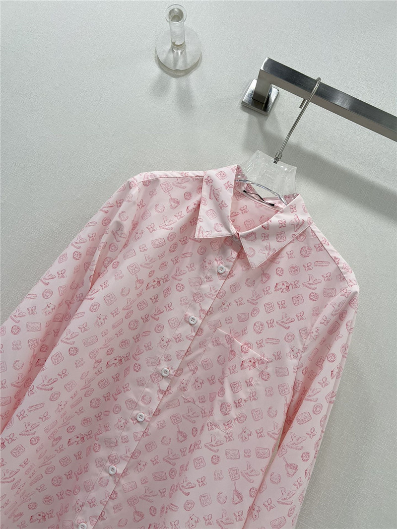 l0vis Vvtt0n lv presbyopic coin full logo long-sleeved shirt