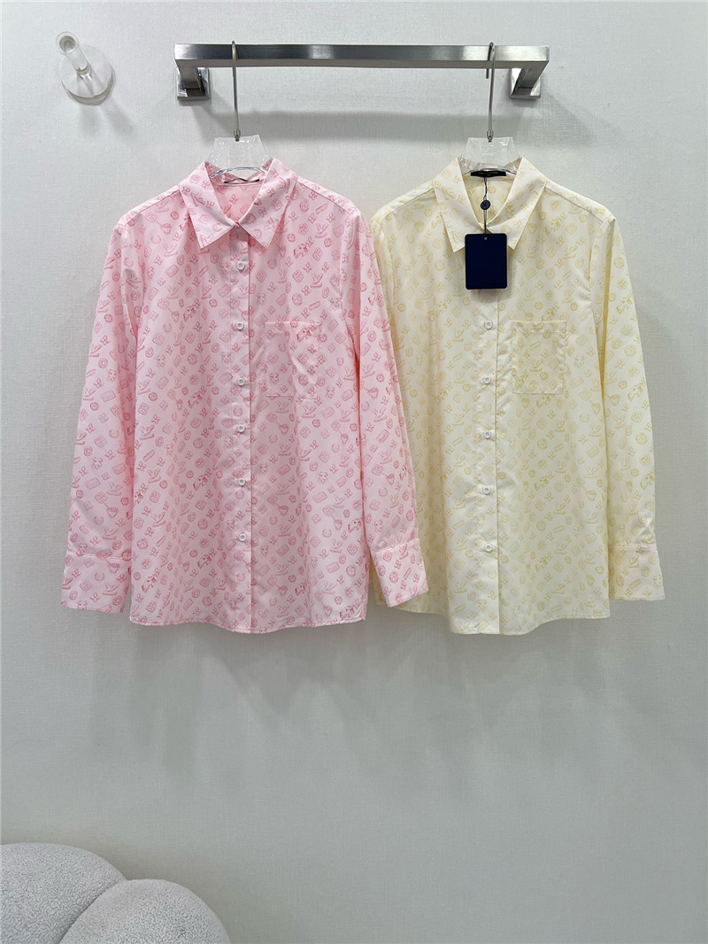 l0vis Vvtt0n lv presbyopic coin full logo long-sleeved shirt