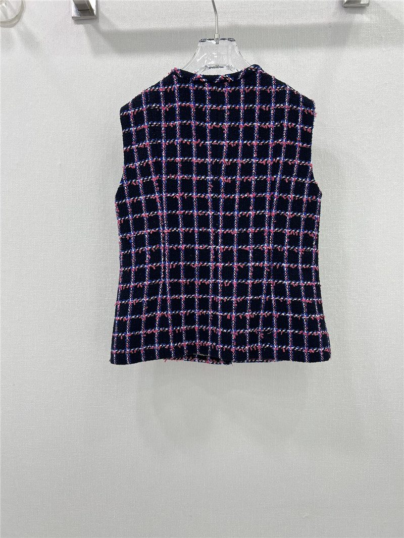 Ch**el tweed woven vest