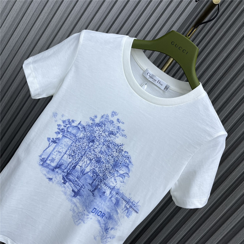 D10r embroidered printed t-shirt