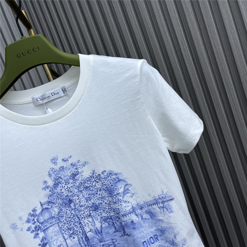 D10r embroidered printed t-shirt