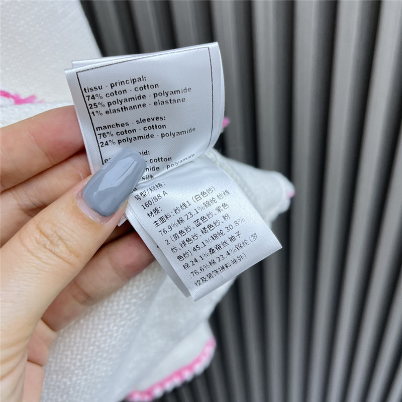 Ch**el rainbow striped knitted cardigan