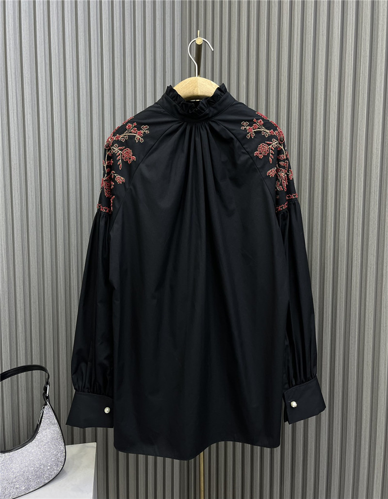 D10r small stand collar heavy industry palace shirt