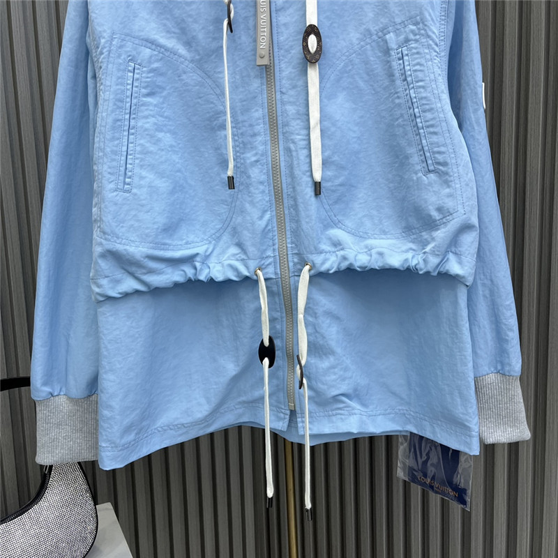 l0vis Vvtt0n lv pleated hooded jacket