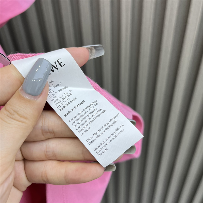 L0ew* embroidered printed t-shirt