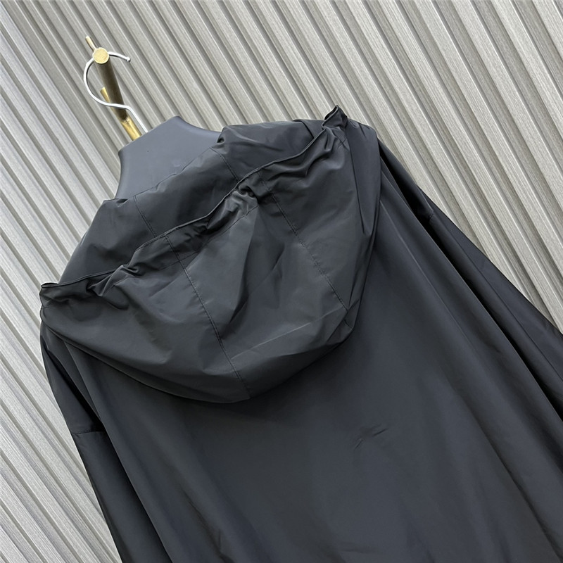 Pra*a high nylon hooded jacket