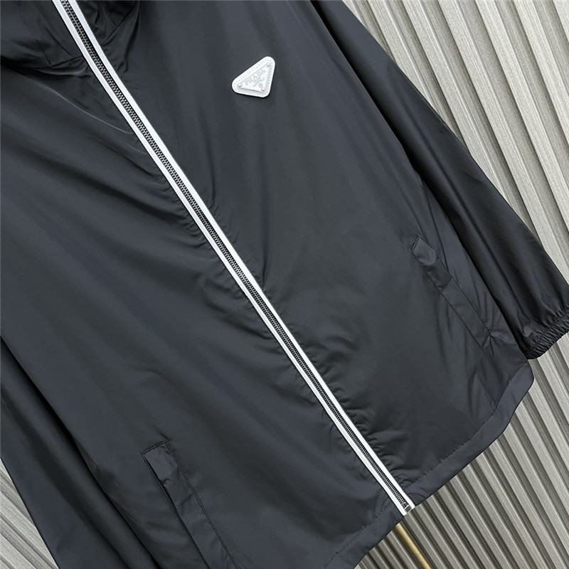Pra*a high nylon hooded jacket