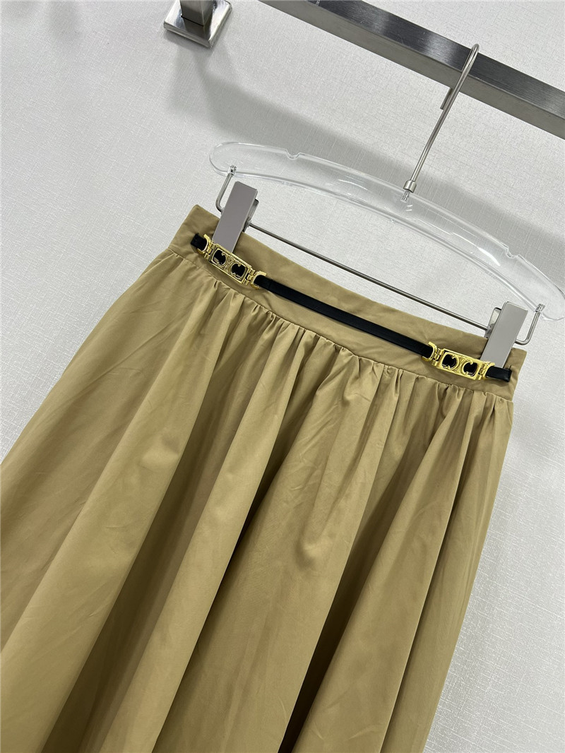 Ce1i*e new long waistband scalp skirt