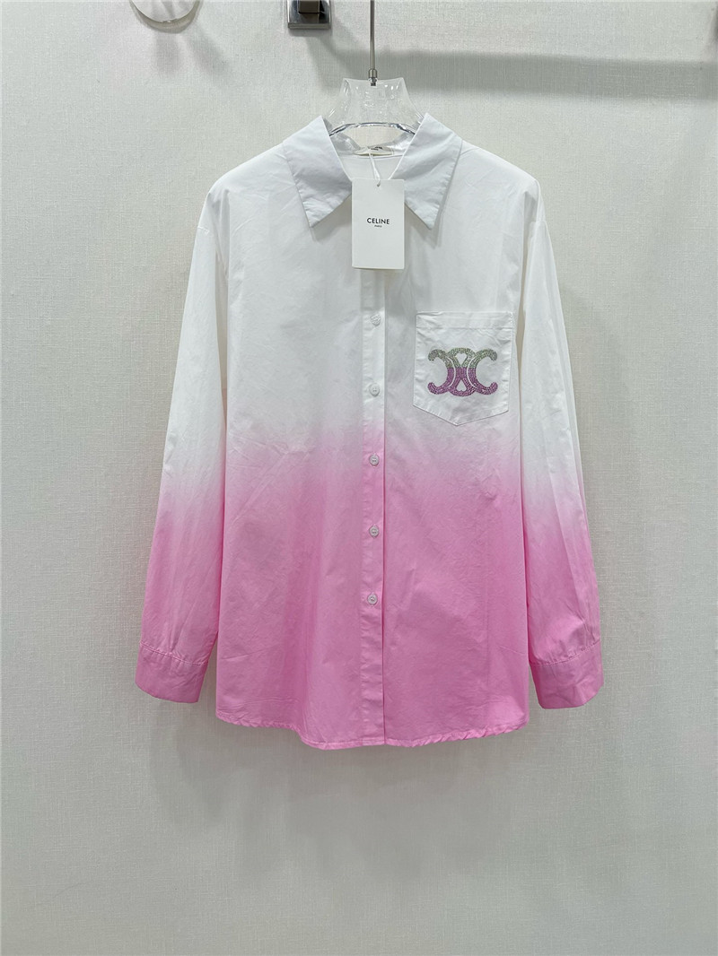 Ce1i*e high temperature rhinestone shirt