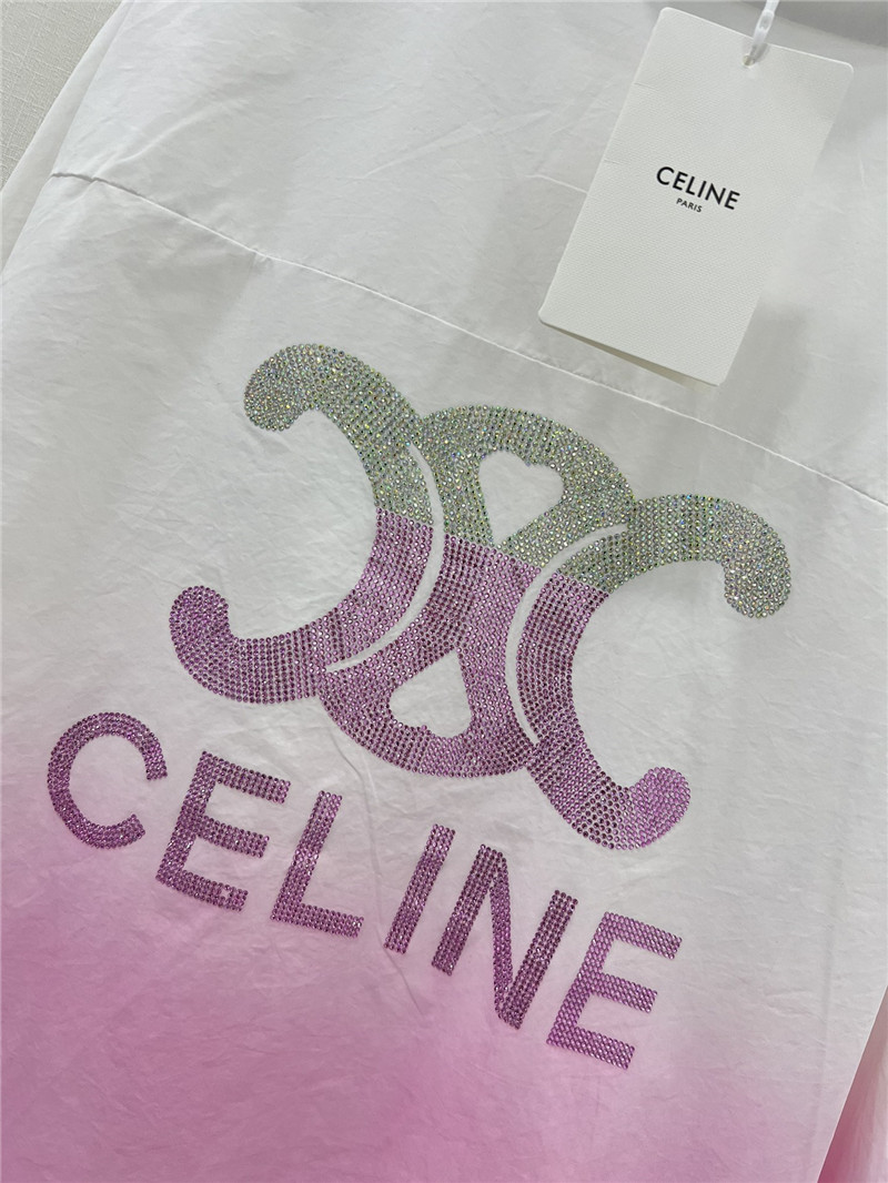 Ce1i*e high temperature rhinestone shirt