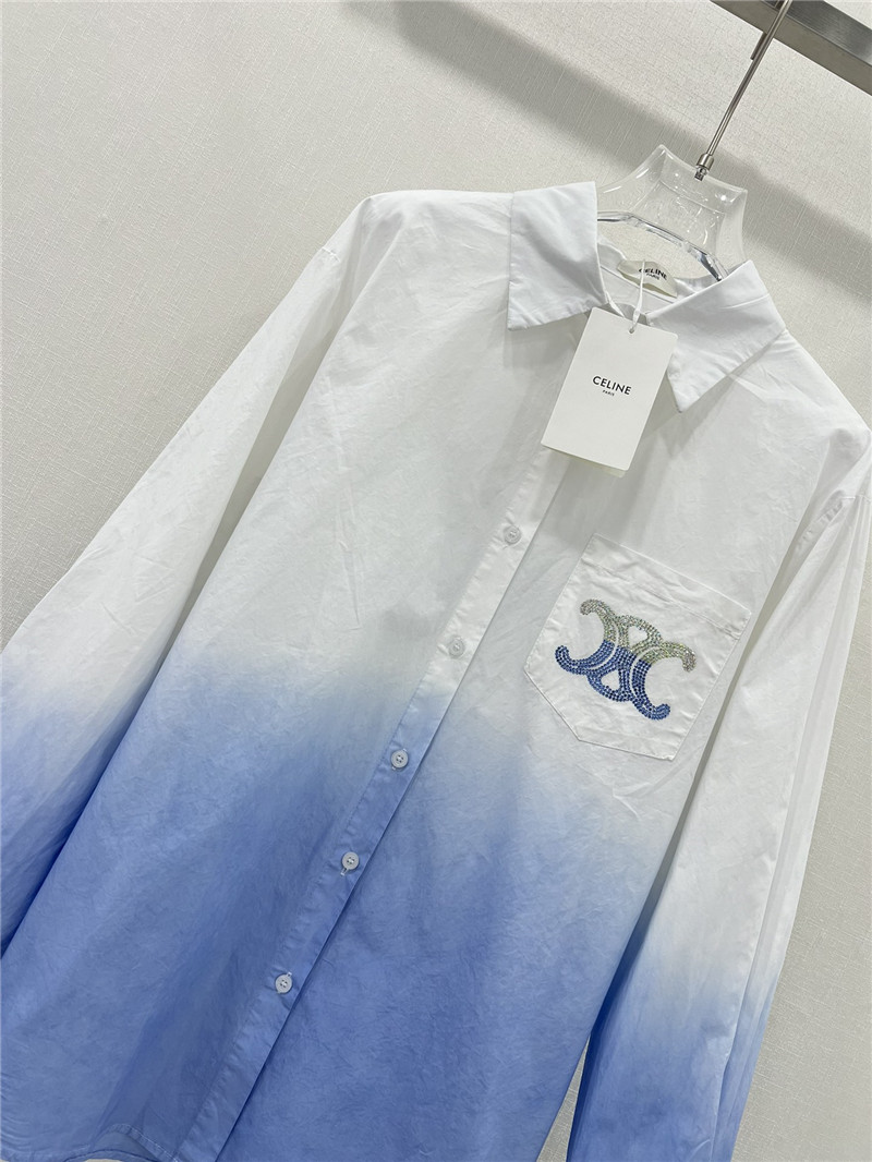 Ce1i*e high temperature rhinestone shirt