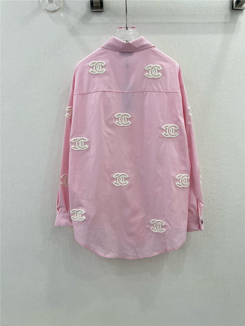 Ch**el contrast towel logo shirt