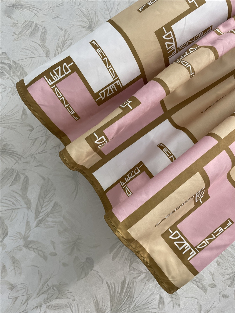 F**di color block double f skirt