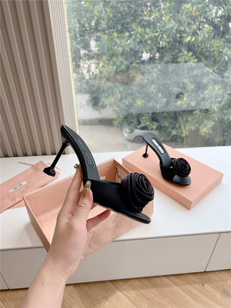 M1um1u rose high heels