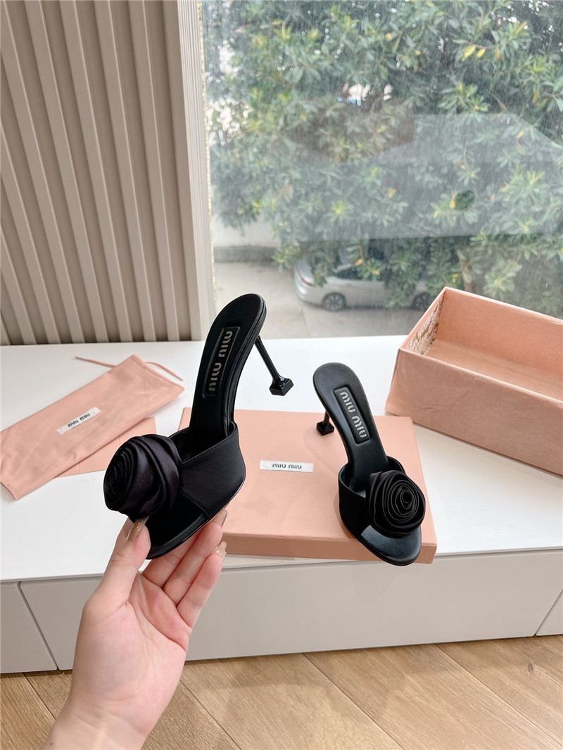 M1um1u rose high heels