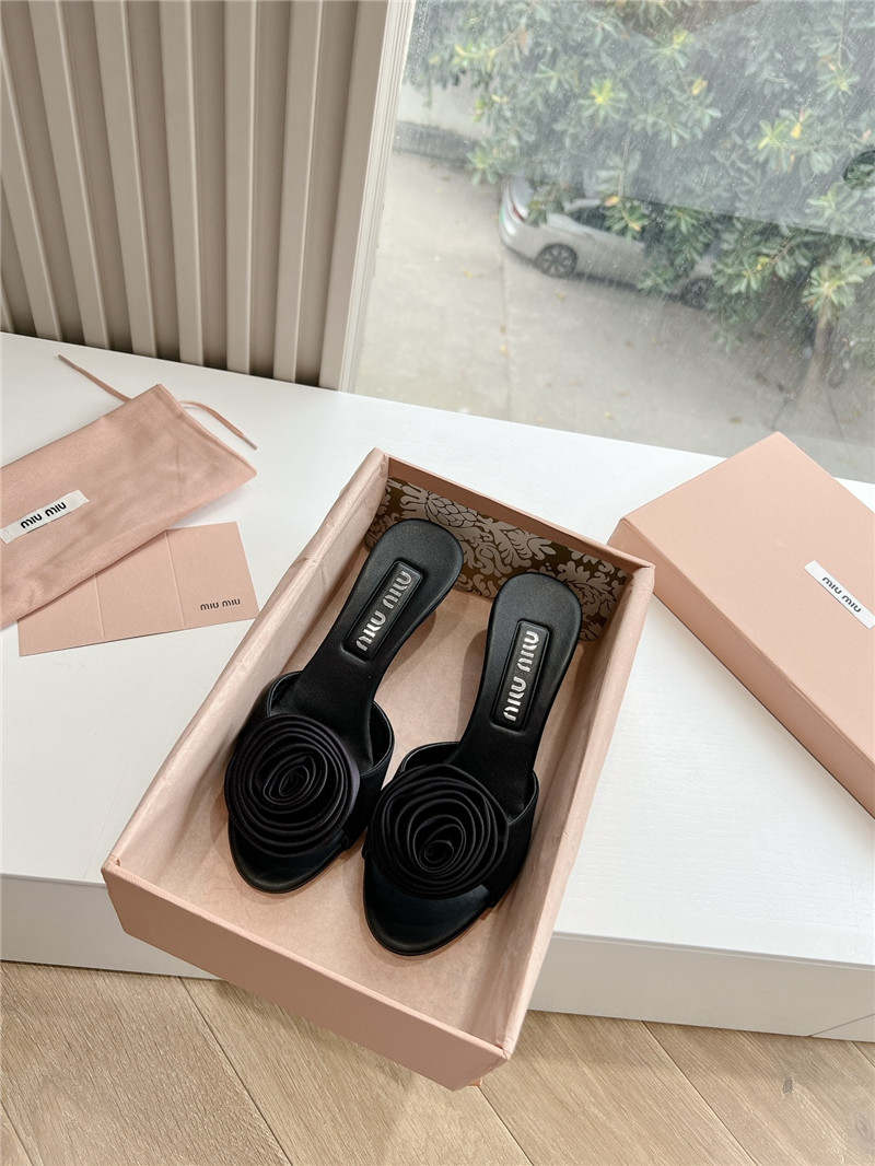 M1um1u rose high heels