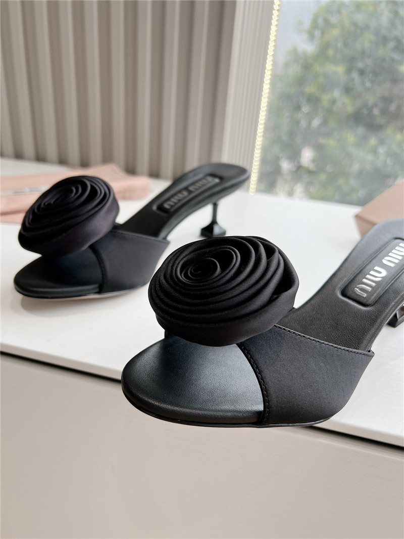 M1um1u rose high heels