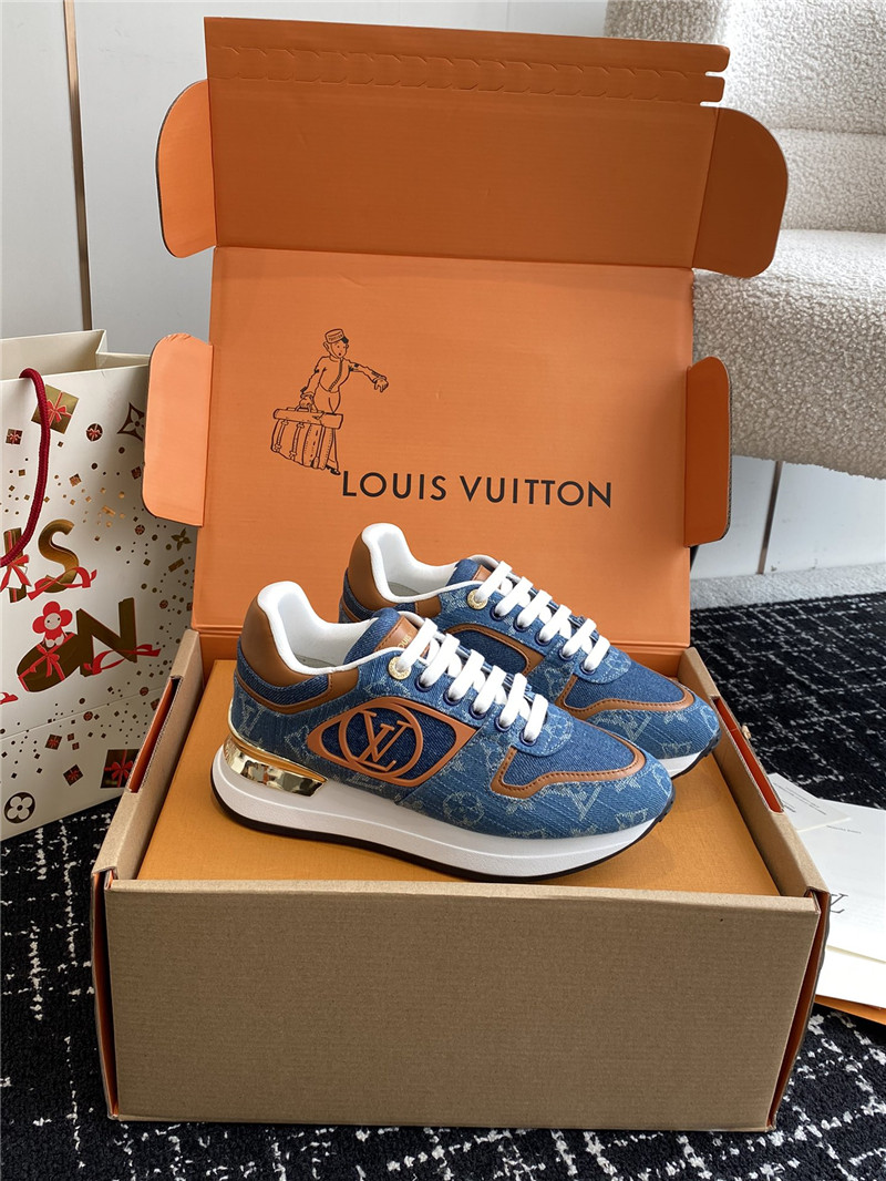 l0vis Vvtt0n lv run away sneakers in denim blue