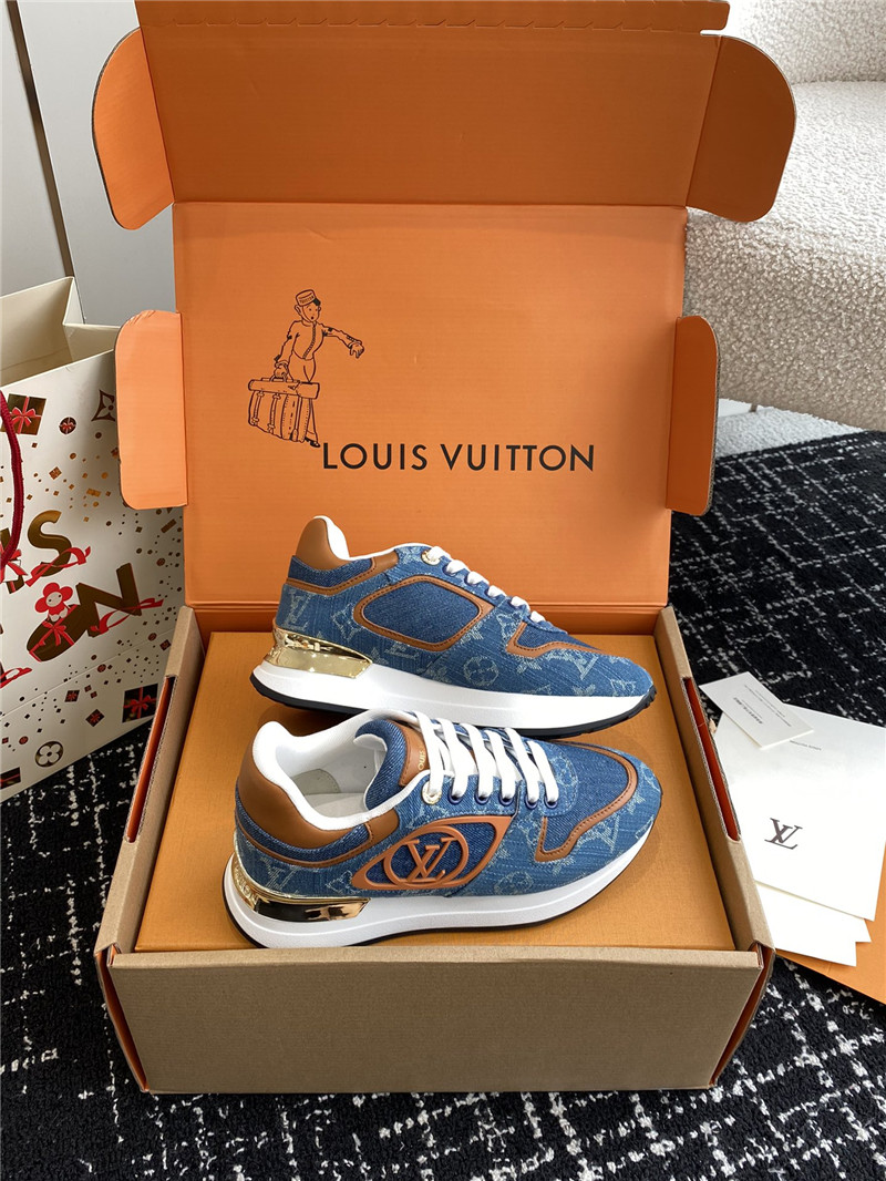 l0vis Vvtt0n lv run away sneakers in denim blue