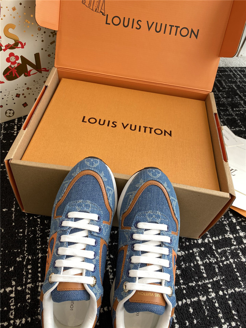 l0vis Vvtt0n lv run away sneakers in denim blue