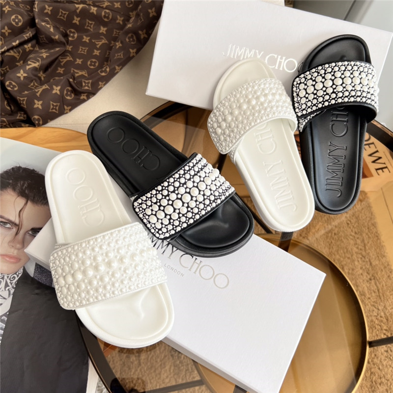 J1m*y Ch00 pearl slippers