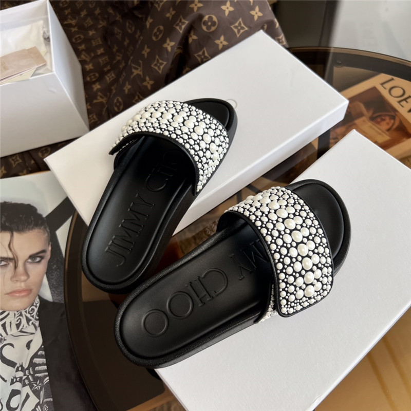 J1m*y Ch00 pearl slippers