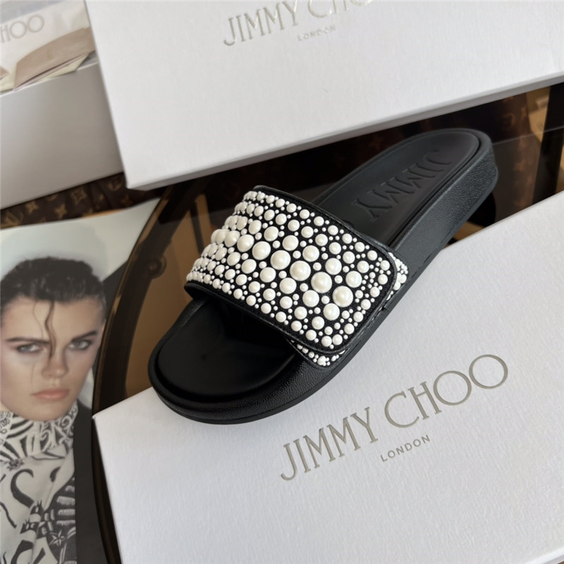 J1m*y Ch00 pearl slippers